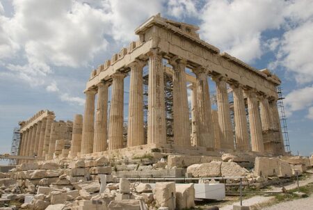 Parthenon i Athen BIlde: Wikimedia commons