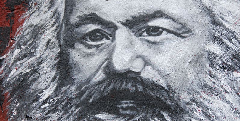 Bilde: Karl Marx maleri av Abode of Chaos, flickr https://accounts-flickr.yahoo.com/photos/home_of_chaos/