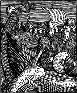 Olav Haraldsson og Rane i viking